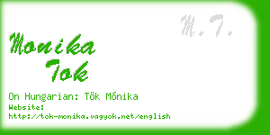 monika tok business card